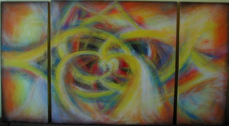 Grafický trojobraz 90x50....PREDANÝ